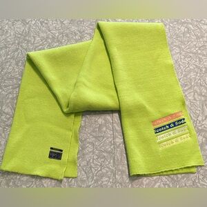 Scotch & Soda Vibrant Green Knit Scarf